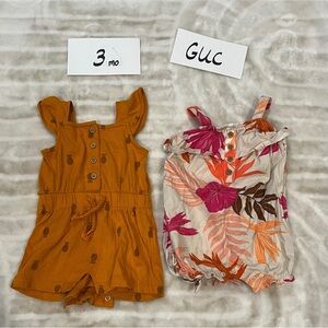 3 Month Rompers - Carters